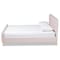Baxton Studio Nami Modern Glam and Luxe Light Pink Velvet Fabric and Gold Finished Full Size Platform Bed 174-11184-Zoro - alternate 7